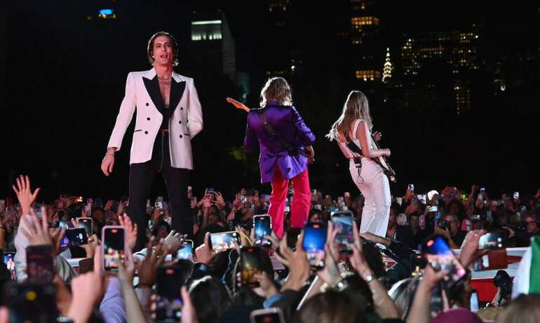 Italian band Maneskin