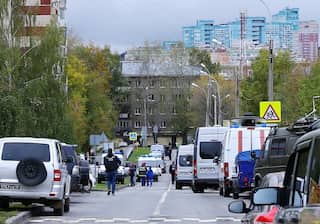 15 dead in gun attack at Russian school; attacker wore Nazi symbol