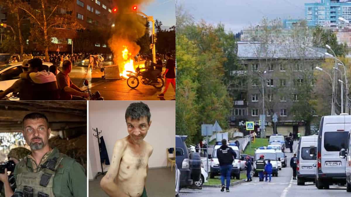 Top 10 world news: Russian school shooting, 450 anti-hijab protesters arrested, and more Top 10 world news: Russian school shooting, 450 anti-hijab protesters arrested, and more