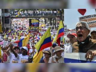 In pics | Thousands of Colombians protest against Petro's 'tax reforms'