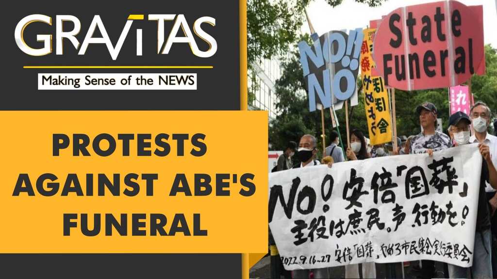 Gravitas: Japanese citizens protest against 'lavish funeral' for Shinzo Abe