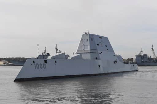 US Navy sends one of its most advanced surface warships to western Pacific
