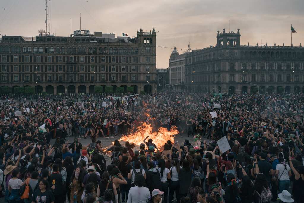 Mexico City: Protesters seek justice for students who went missing in 2014