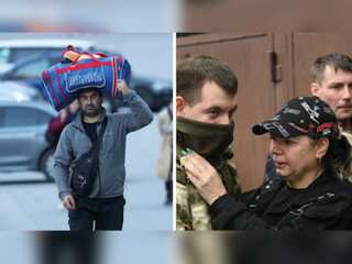 In pics: Russian call for mobilisation sparks mass exodus