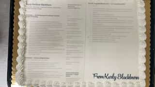 US woman prints her resume on cake and gets it delivered to Nike for a job