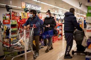 Data shows UK shoppers are paying record 10.6% more for food than a year ago