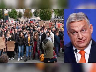 In pics | Thousands of Hungarians protest in front of parliament against change in abortion laws 
