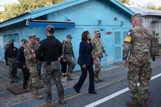 Kamala Harris visits DMZ after slamming North Korea's nuclear rhetoric and weapons tests