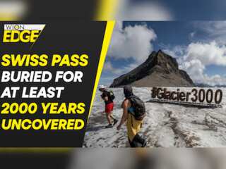 A swiss pass hidden since the Roman era revealed by the Melting glaciers