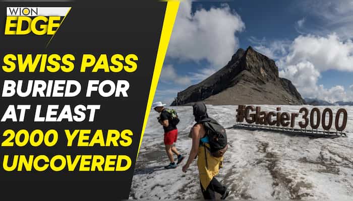 A swiss pass hidden since the Roman era revealed by the Melting glaciers