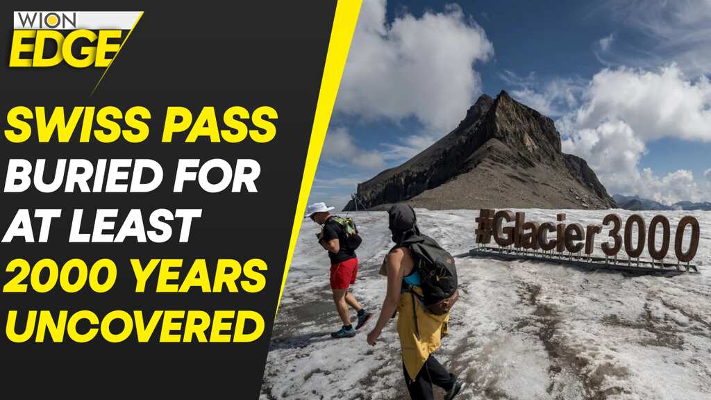 A swiss pass hidden since the Roman era revealed by the Melting glaciers