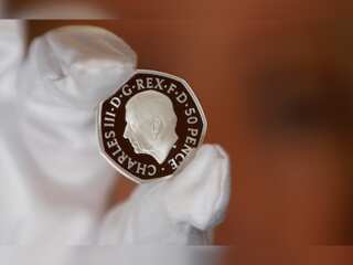 Royal Mint unveils new UK coins; King Charles' image to appear on 50 pence coins
