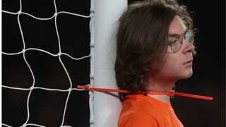 Louis McKechnie: Climate change activist gets prison sentence for tying himself to goalpost