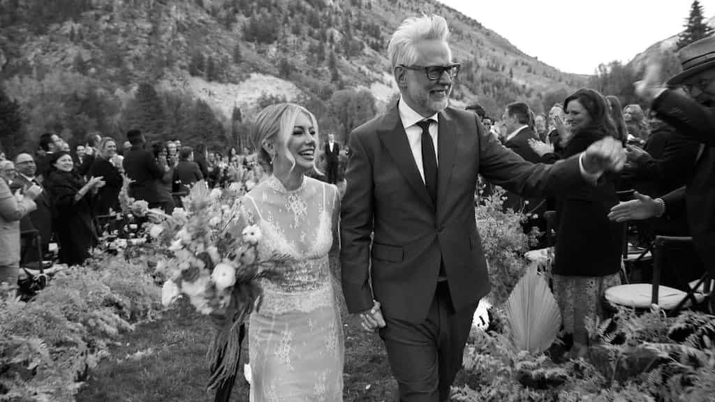 'The Suicide Squad' director James Gunn marries girlfriend Jennifer Holland. See photos