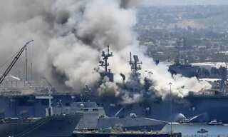 US navy sailor accused of setting $1.2 billion warship afire acquitted by military court
