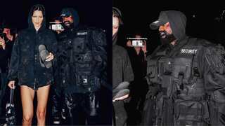 Kanye West surprises with ready-to-war look for his runway debut at Paris Fashion Week