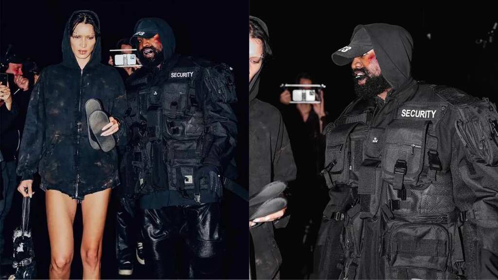 Kanye West surprises with ready-to-war look for his runway debut at Paris Fashion Week