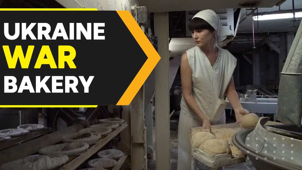 This bakery in Ukraine is supplying bread for the front lines amid war