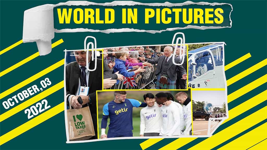 World in Pictures: Annual Conservative Party Conference in UK; Induction ceremony of India's LCH