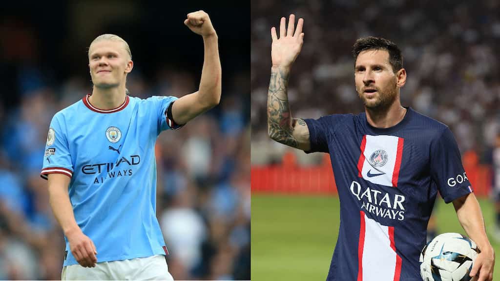 Manchester City manager Pep Guardiola explains key difference between Lionel Messi and Erling Haaland