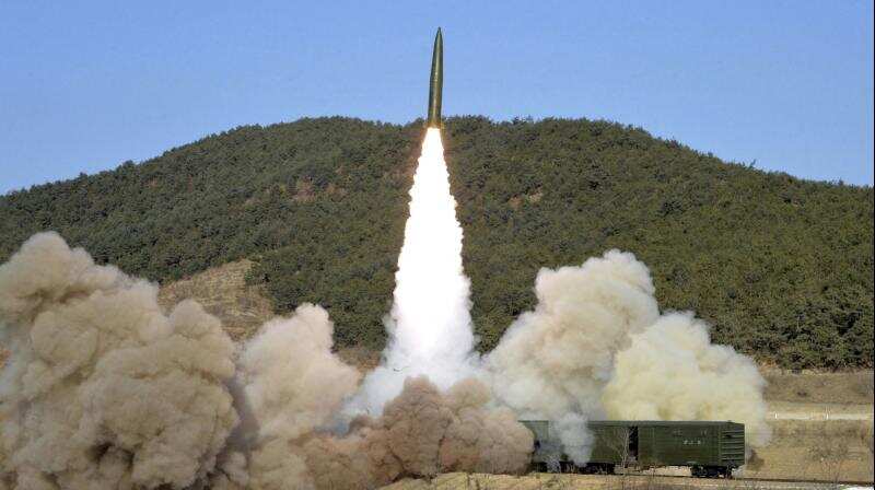 North Korea sends missile soaring over Japan in escalation
