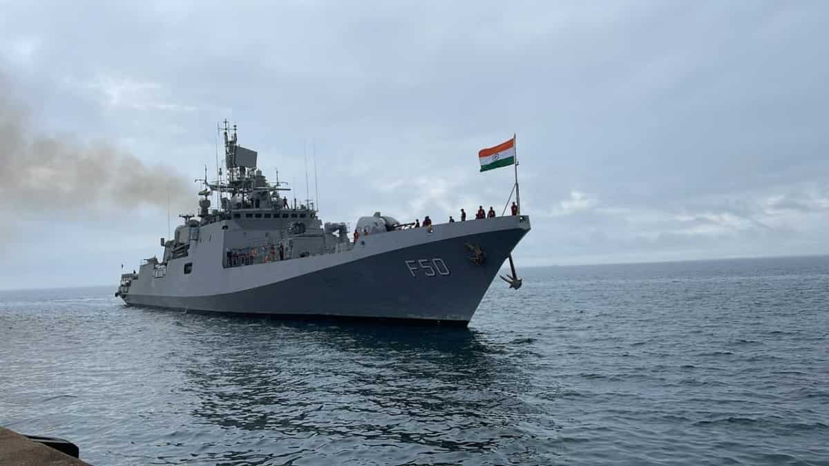 INS Tarkash is India's first-ever warship to patrol Gulf of Guinea; 41-day mission completed INS Tarkash is India's first-ever warship to patrol Gulf of Guinea; 41-day mission completed