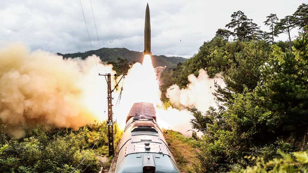 Seoul: Launched four army tactical missile systems towards east sea
