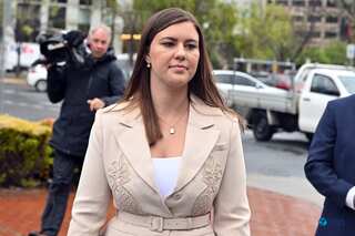 Former political staffer Brittany Higgins felt 'trapped' during alleged rape in Canberra parliament