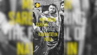 Watch: Men wear sarees during the festival of Navratri in India | WION Shorts