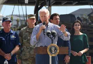 Joe Biden surveys Hurricane Ian damage in Florida, pledges federal aid