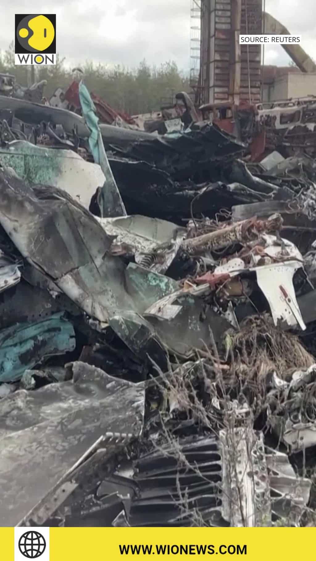 Watch: Abandoned tanks, destruction in Ukraine's recaptured town of Lyman