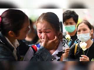 In pics | Tears and flowers: Families mourn Thai nursery massacre victims