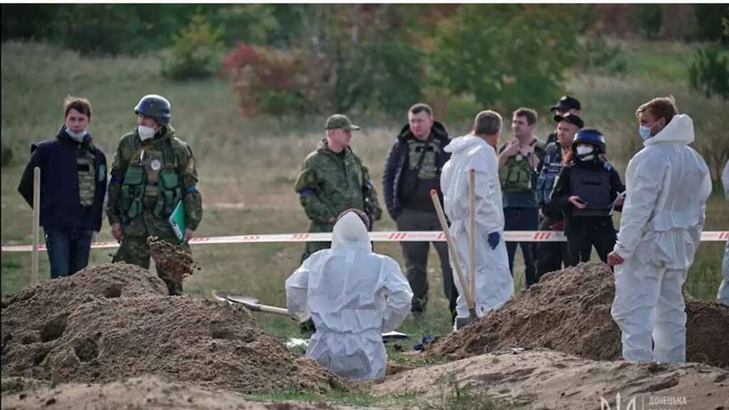 Mass grave found in eastern Ukrainian town of Lyman, says regional governor of Donetsk