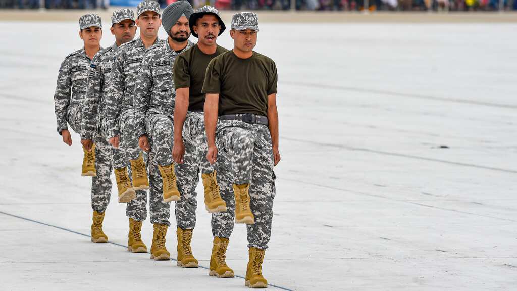 Indian Air Force unveils new combat uniform during its 90th anniversary celebrations