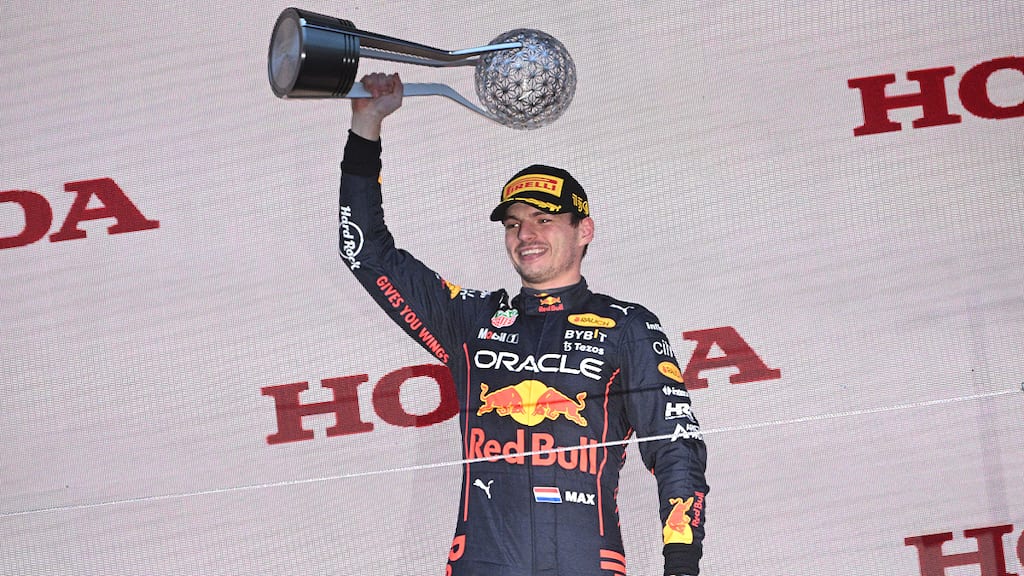 Red Bull's Max Verstappen retains Formula One world title after dramatic win at Japan Grand Prix