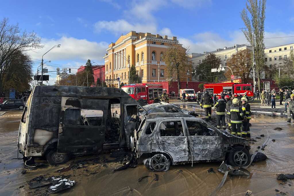 Reports: Russia launches missile strikes on Ukraine after Crimea bridge explosion