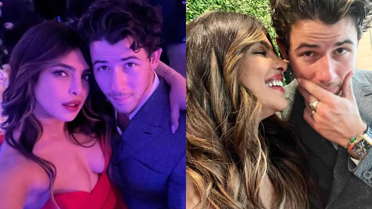 Priyanka Chopra, Nick Jonas set major couple goals at friend's wedding, see photos Priyanka Chopra, Nick Jonas set major couple goals at friend's wedding, see photos