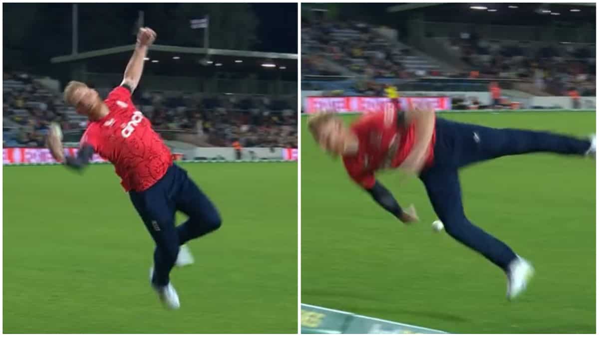 WATCH: Ben Stokes pulls off a BLINDER, saves a certain six in Australia-England 2nd T20I WATCH: Ben Stokes pulls off a BLINDER, saves a certain six in Australia-England 2nd T20I