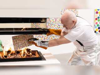 WION Fineprint | British artist burns paintings on camera