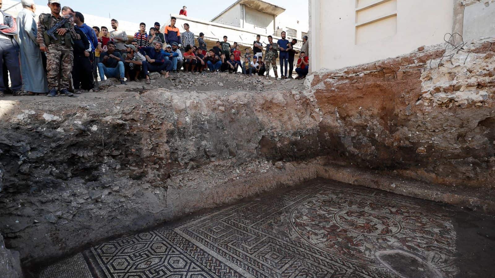 Syria unearths 1,600-year-old 'unique' Roman-era mosaic depicting the Trojan war