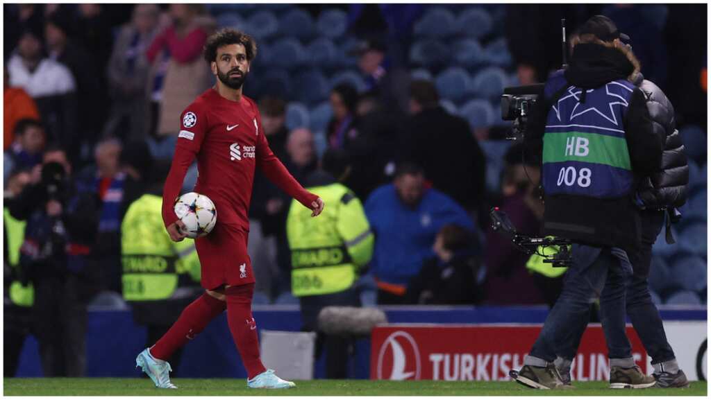 Champions League: Mohamed Salah's hat-trick propels Liverpool to 7-1 win over Rangers