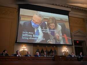 'I’m gonna punch him out': Pelosi heard saying in Capitol footage while referring to Trump
