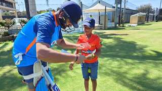 WATCH: Dream come true moment for 11-year-old as he bowls to India captain Rohit Sharma in nets