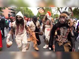 Chile's Santiago hosts annual Zombie walk