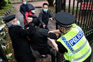 UK PM's office 'concerned' over attack on Hong Kong pro-democracy protester