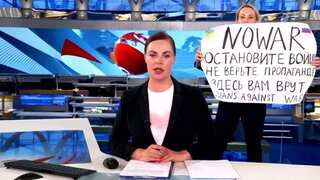 Marina Ovsyannikova: Journalist who decried Putin’s Ukraine invasion on live TV flees Russia