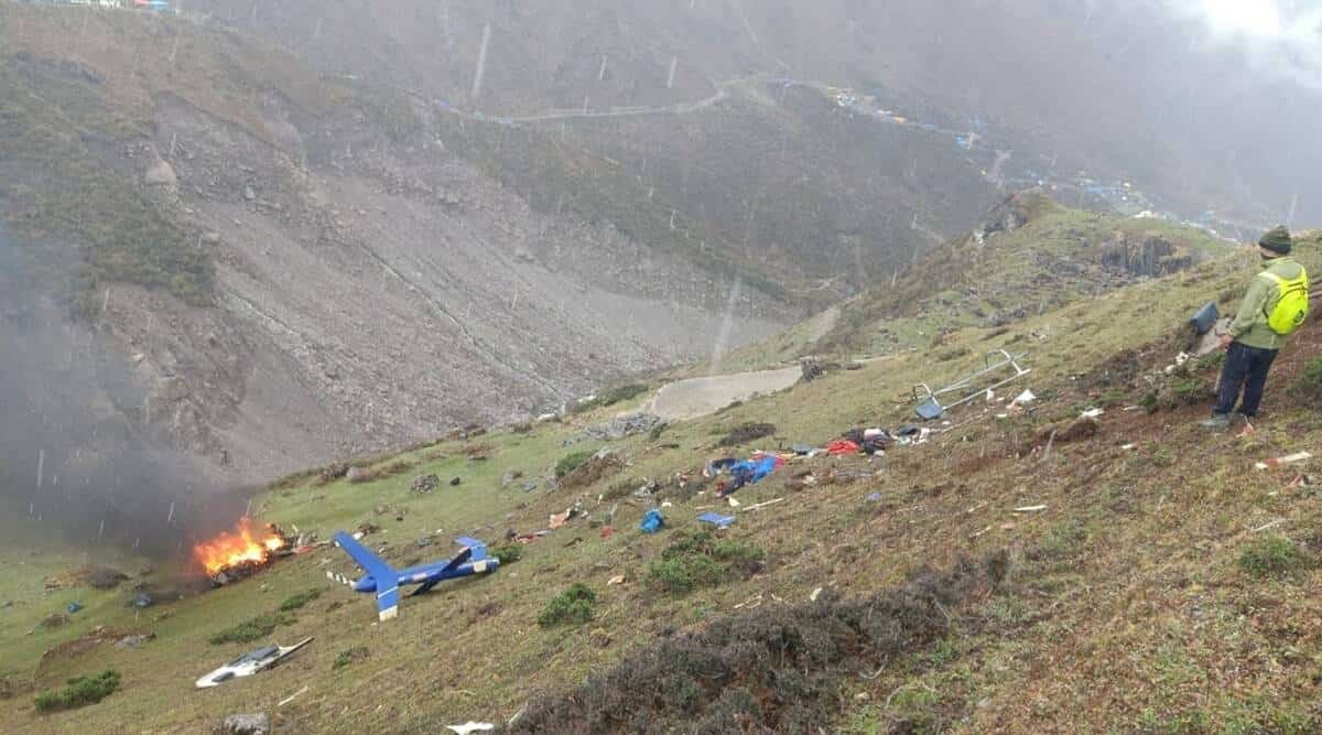 India: Six people, including two pilots die in a helicopter crash in Kedarnath