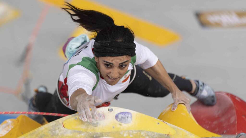 Iranian athlete Elnaz Rekabi returns home amid 'missing' claims after competing without hijab