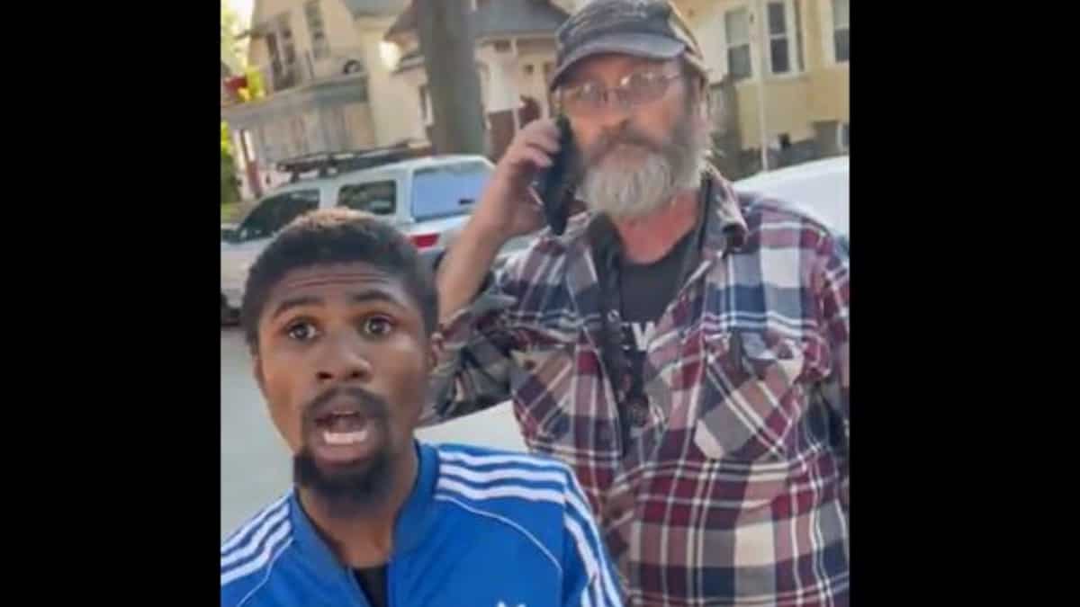 White man grabs black man's throat in a viral video from Milwaukee, police launch an investigation