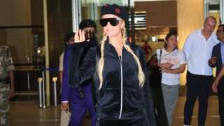 Socialite Paris Hilton arrives in Mumbai, clicks selfies with fans